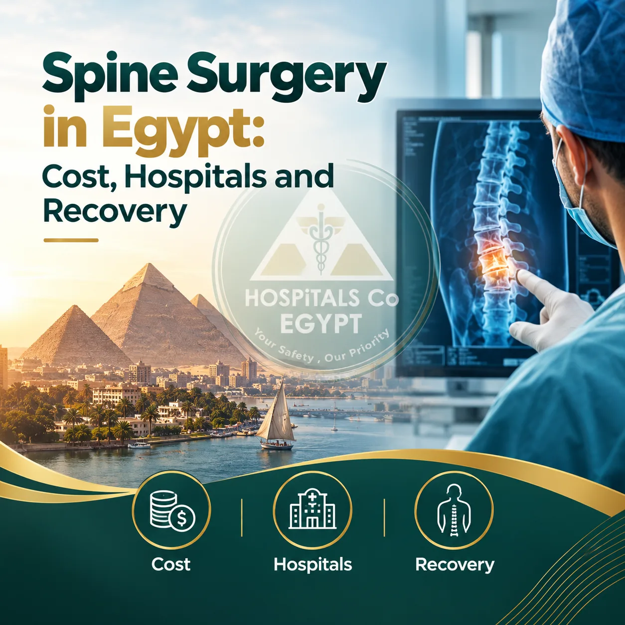 Chirurgie de la Colonne Vertébrale en Égypte: Coût et Soins