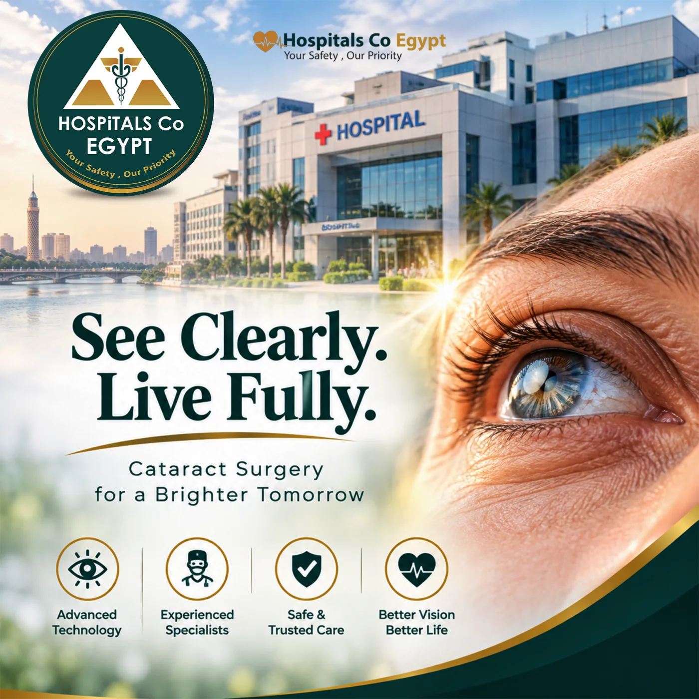 Advanced Cataract Surgery in Egypt: See Clearly, Live Fully